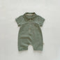 New Summer Boys' Solid Color Jumpsuits