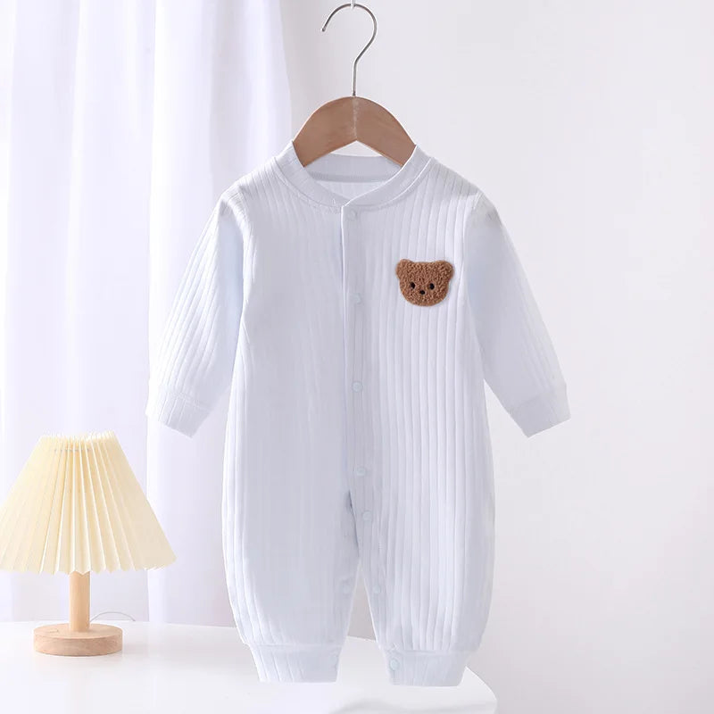 Shop Autumn Baby Romper Bear Jumpsuit 