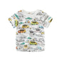 Children's Cartoon Car T-Shirts | Cotton Tops