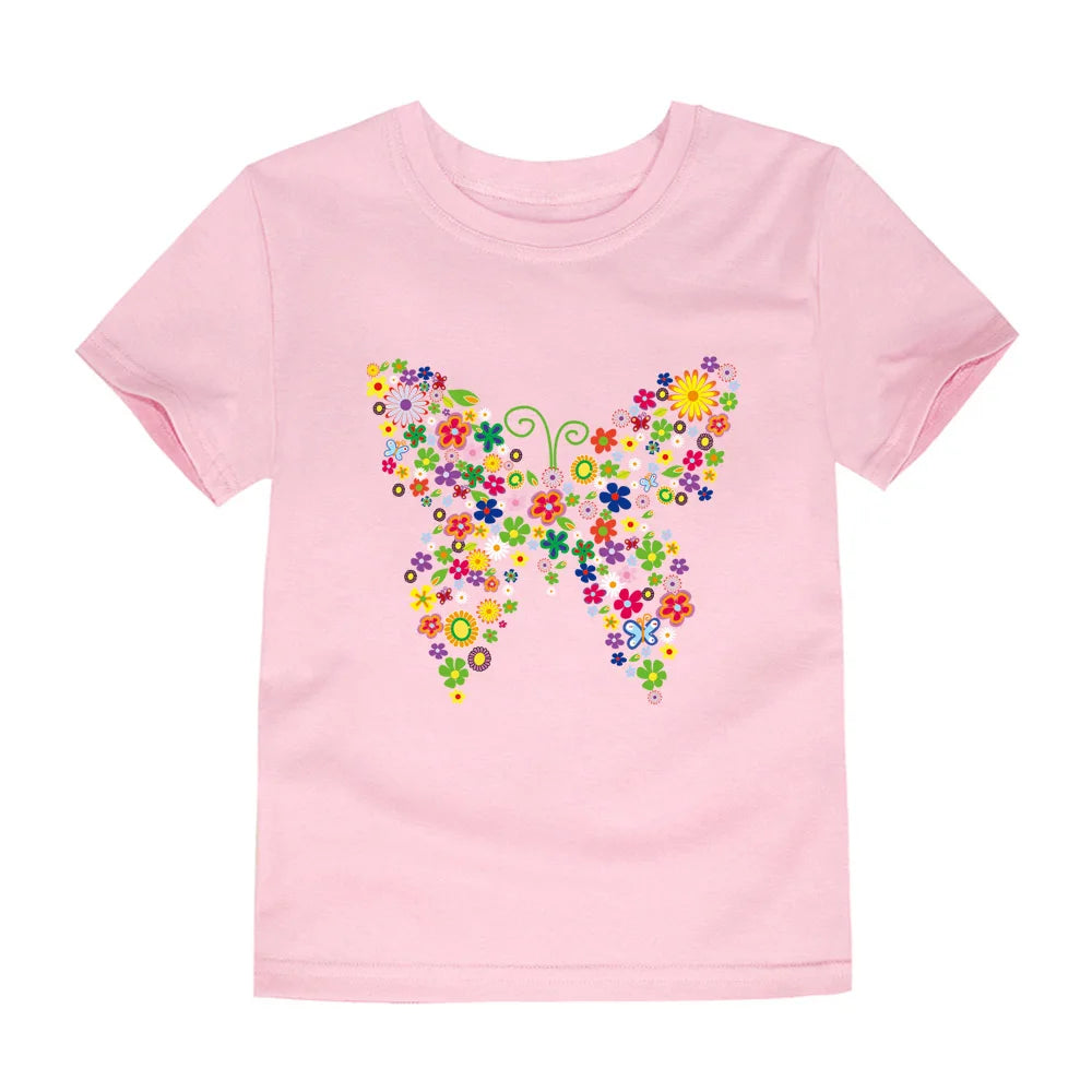 Luxury Pink Wedding T-Shirt for Kids