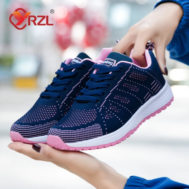 YRZL Women's Sneakers 2024 New Fashion Breathable Trainers Comfortable Sneakers Men Tennis Shoes Unisex Sneakers Women Shoes