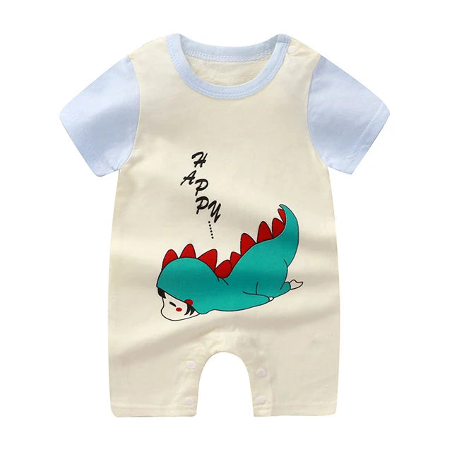 Shop New Summer Baby Cartoon Romper