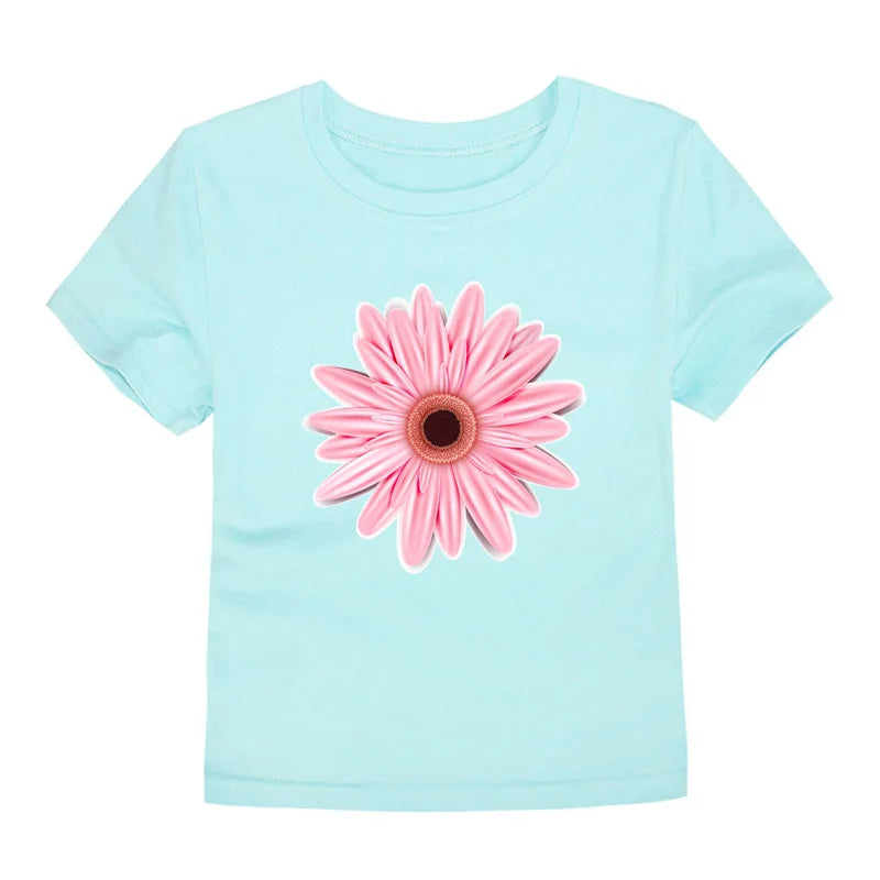 Luxury Pink Wedding T-Shirt for Kids