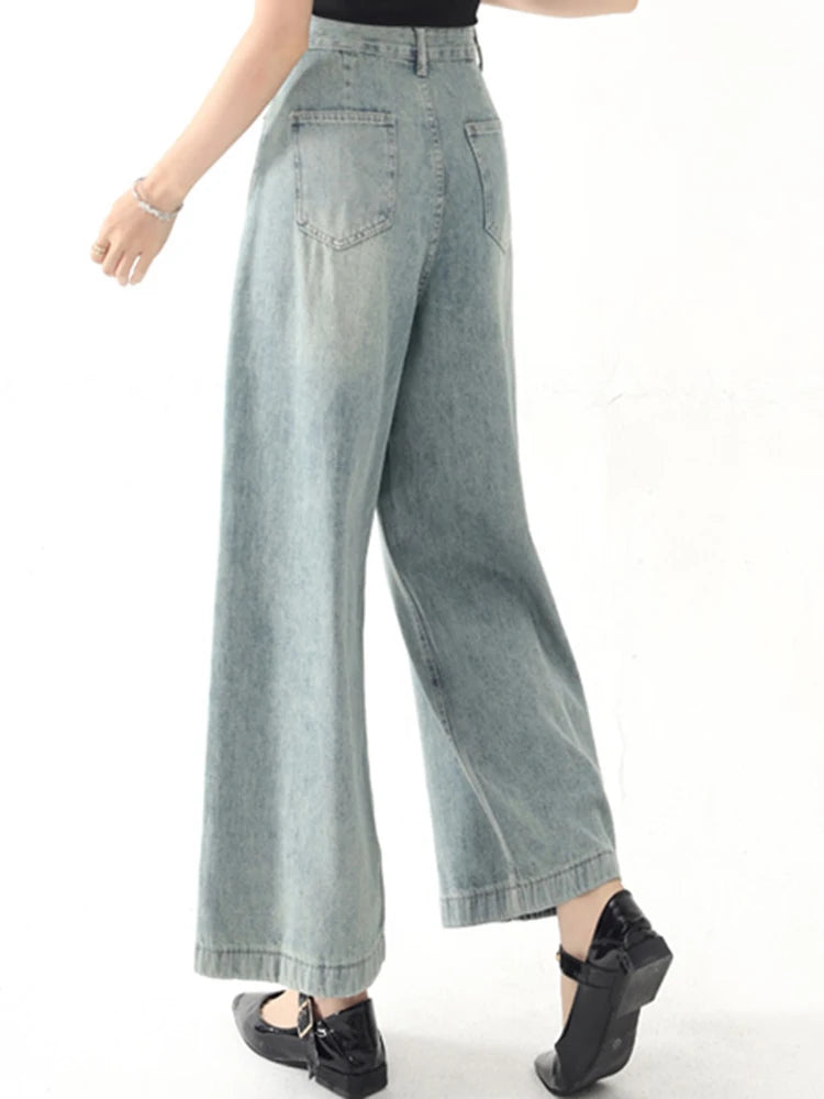 Women's High Waist Oversized Jeans | Denim