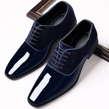 Buy Classic PU Patent Leather Men Shoes