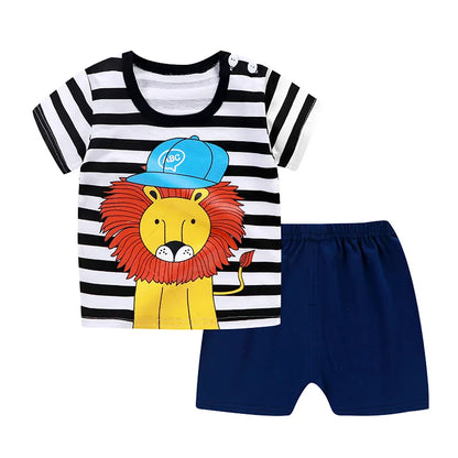 Trendy Summer Newborn Boys Clothes Set