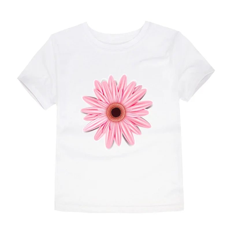 Luxury Pink Wedding T-Shirt for Kids