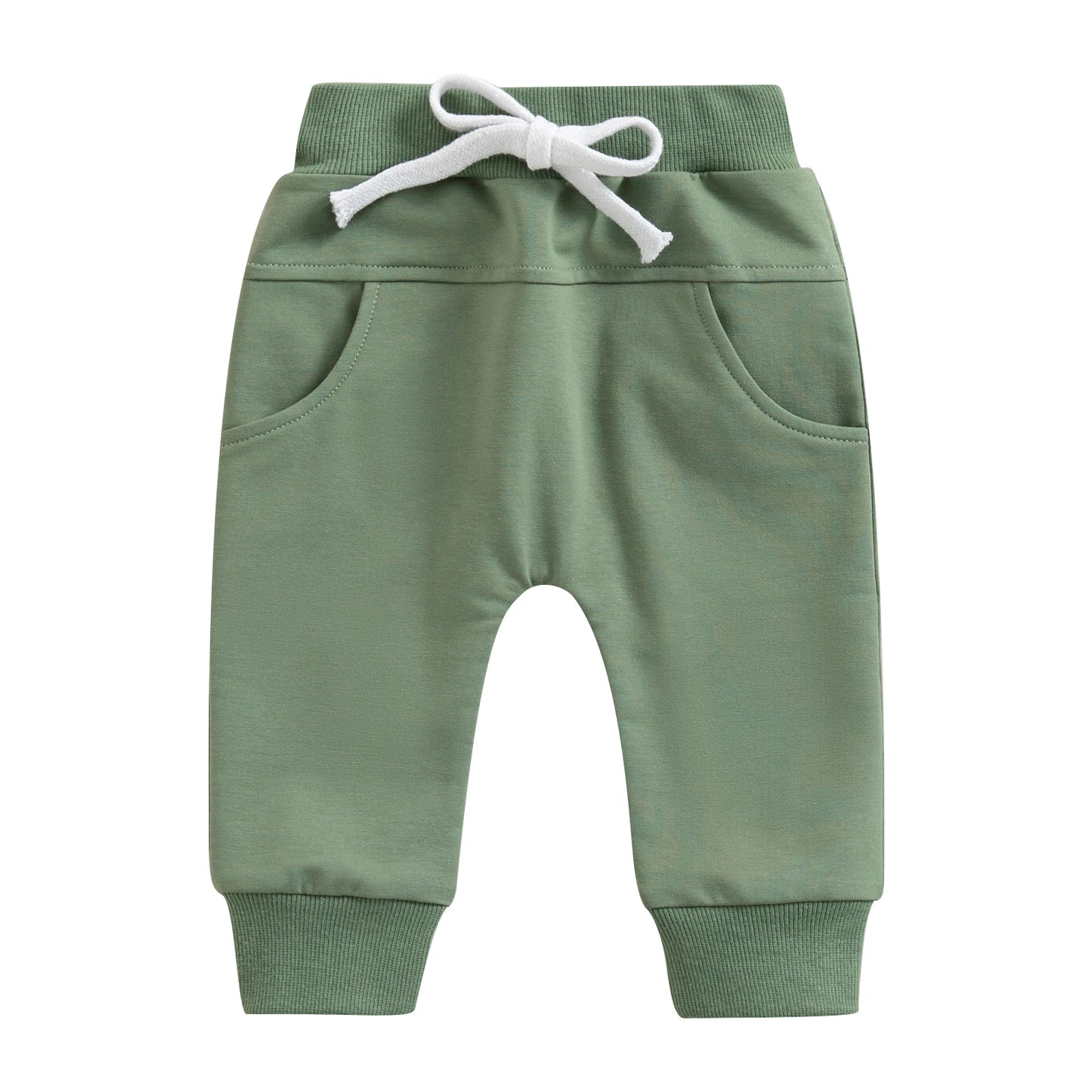 Baby Boys' Elastic Waist Drawstring Sweatpants