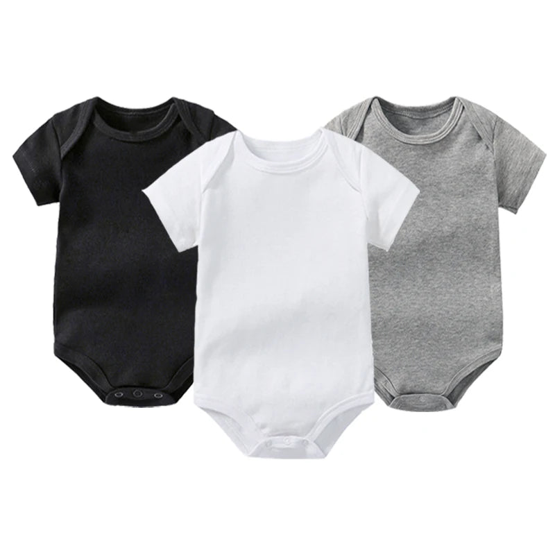 Newborn Baby Summer Bodysuit - Soft Cotton