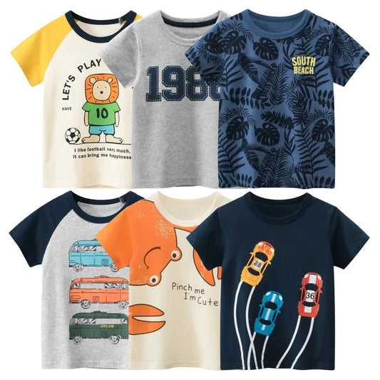 Buy Summer Children's Letter Print T-shirt