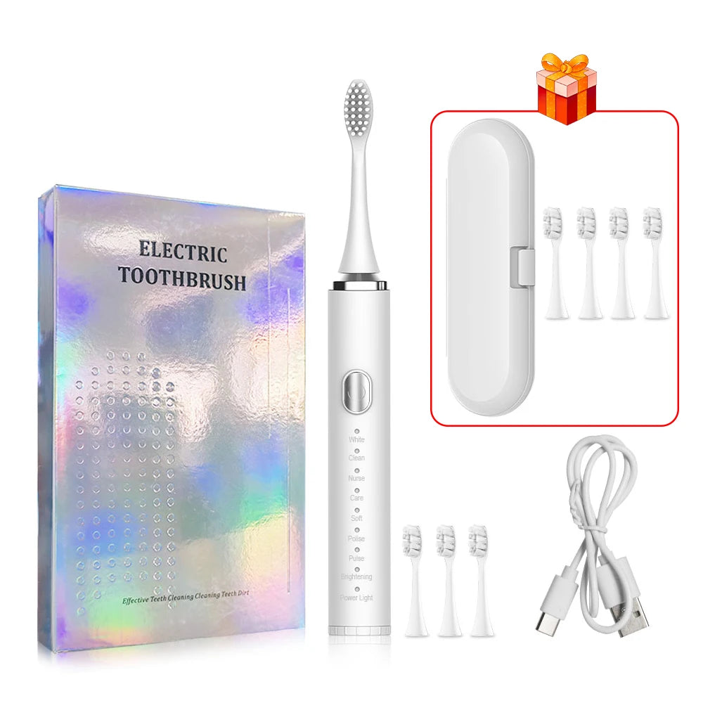 Shop Sonic Vibration Electric Toothbrush