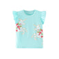 Bee Applique Stripe Girls T-Shirt