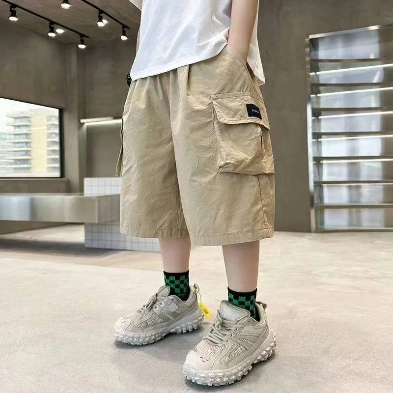 Trendy Teenage Boys Stereoscopic Pocket Pants