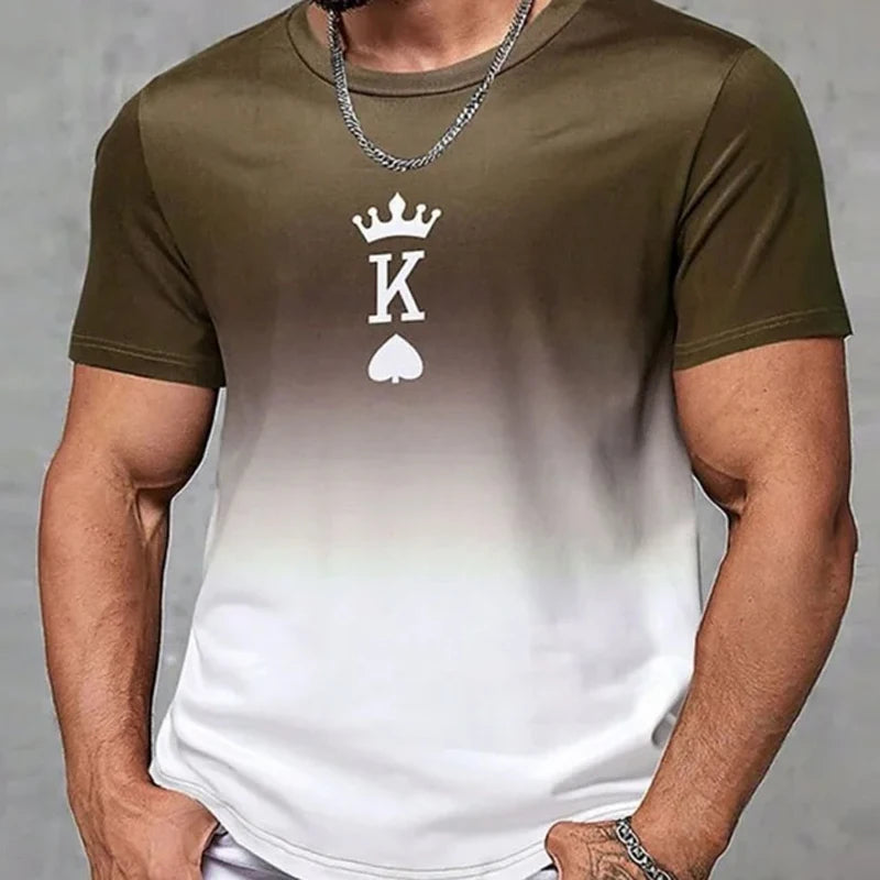 Buy Casual Print Mens 3D T Shirt