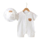 Stylish 2Pcs Baby Jumpsuit & Hat Set