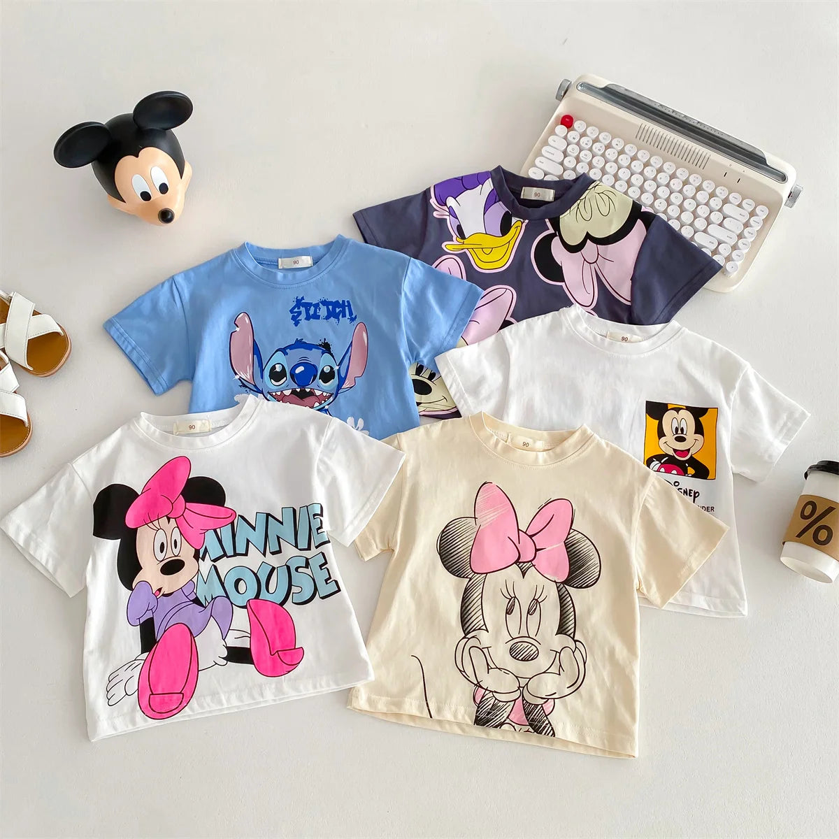 Shop Trendy Disney Cartoon Baby T-Shirt