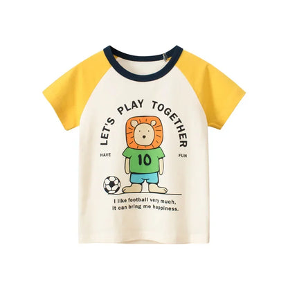 Buy Summer Children's Letter Print T-shirt