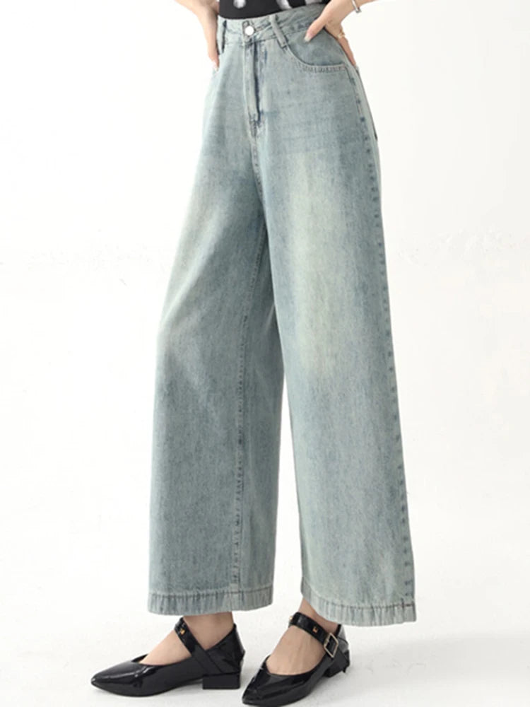 Women's High Waist Oversized Jeans | Denim