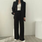 Plus Size Women's Suit Jacket & Trousers Set