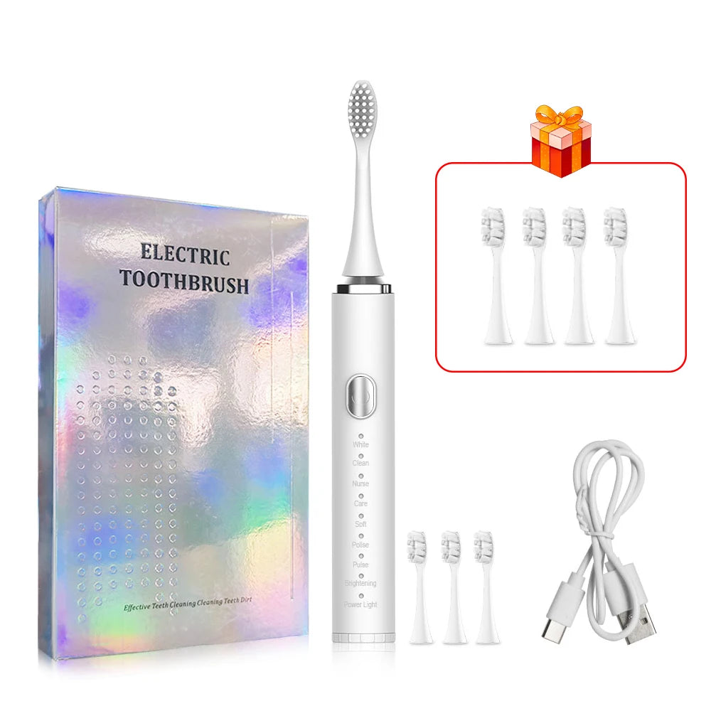 Shop Sonic Vibration Electric Toothbrush