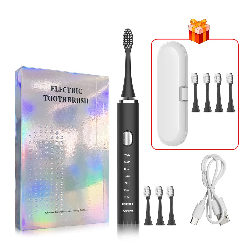 Shop Sonic Vibration Electric Toothbrush