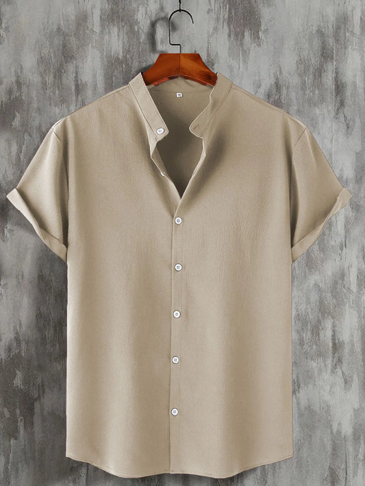 Buy Casual Solid Color Men's Shirt