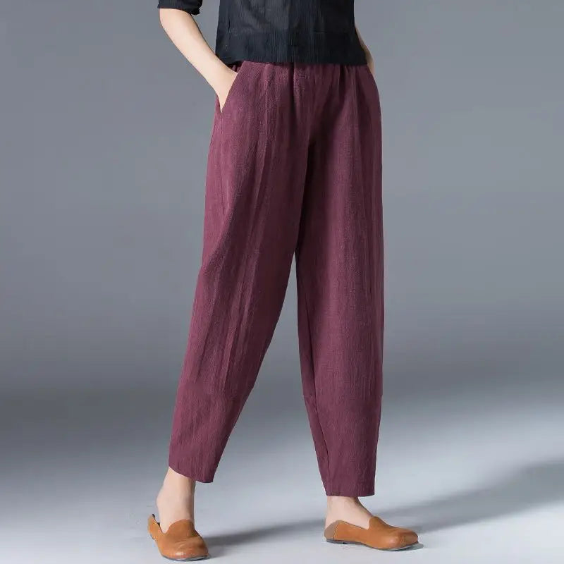 Discover Women's Cotton Wide Leg Pants