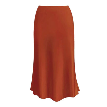 Summer Women's A-Line Pleated Classy Long Skirt