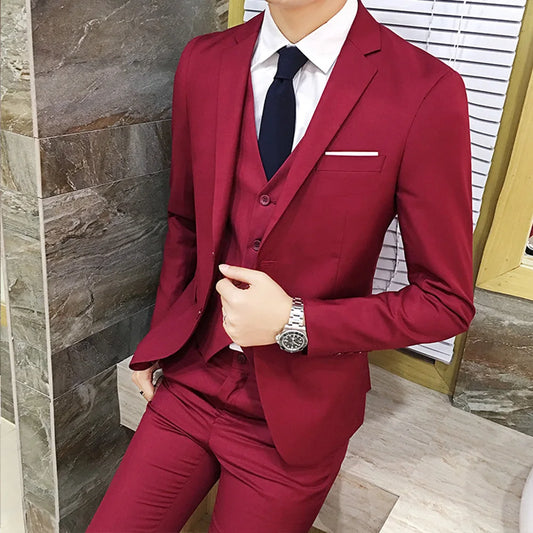 Shop Men Suit Three-Piece Set | Waistcoat